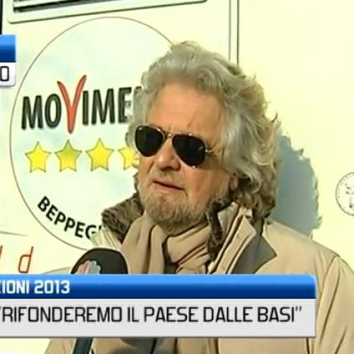 Beppe Grillo: Rifonderemo il paese dalle basi